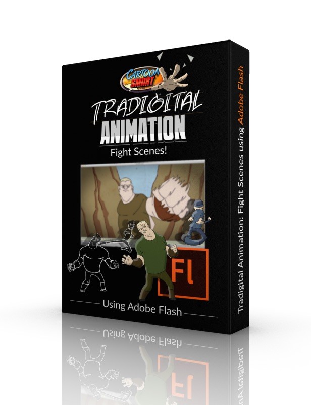 Traditional animation tutorial fight scenes
