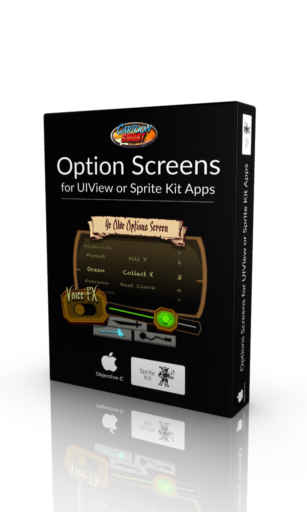 Option Screens Tutorial for UIView or Sprite Kit Based Apps